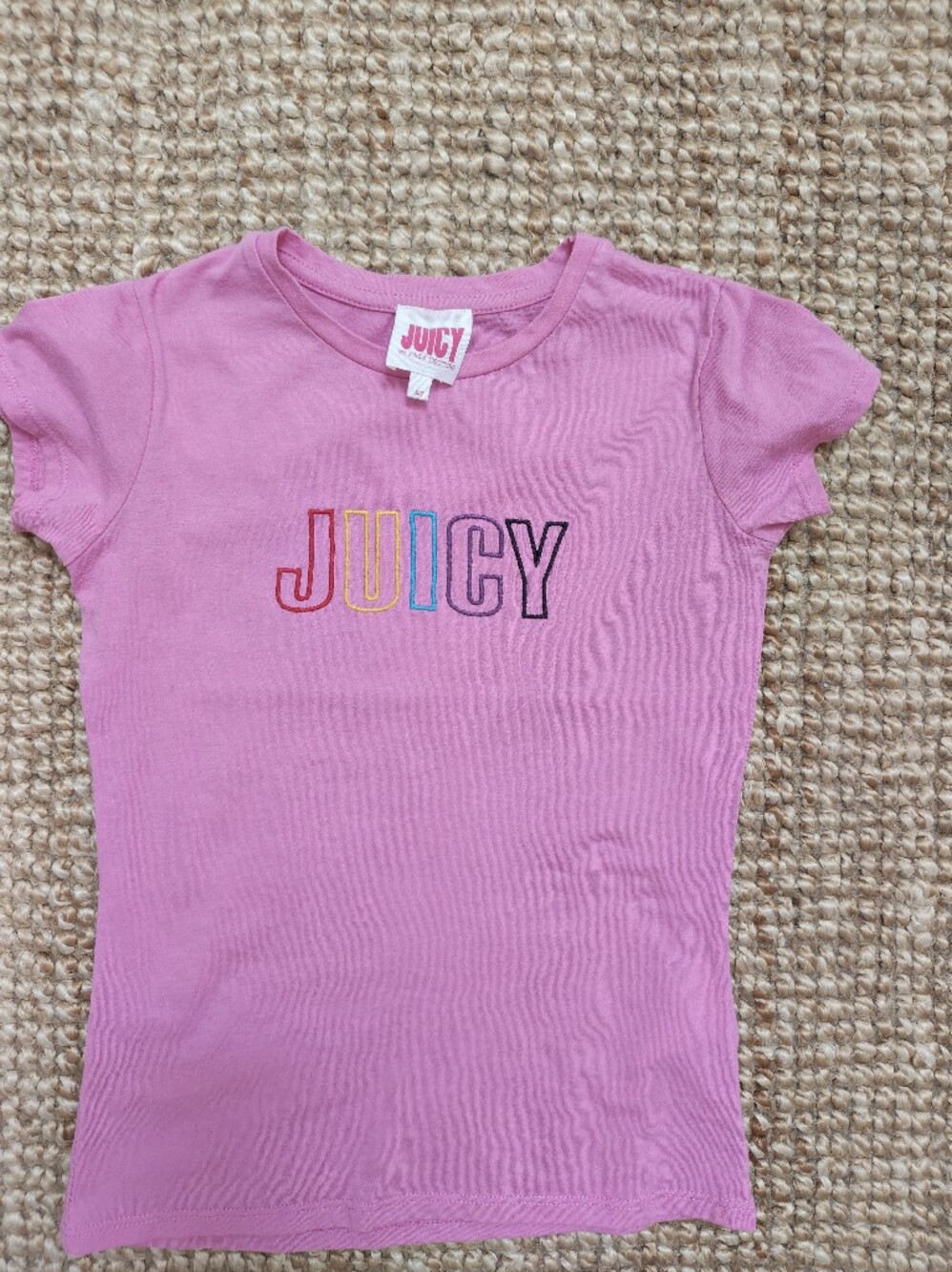 Juicy Couture Kids Pink Logo Tee